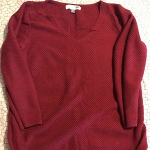 Maternity Side Rouching VNeck sweater